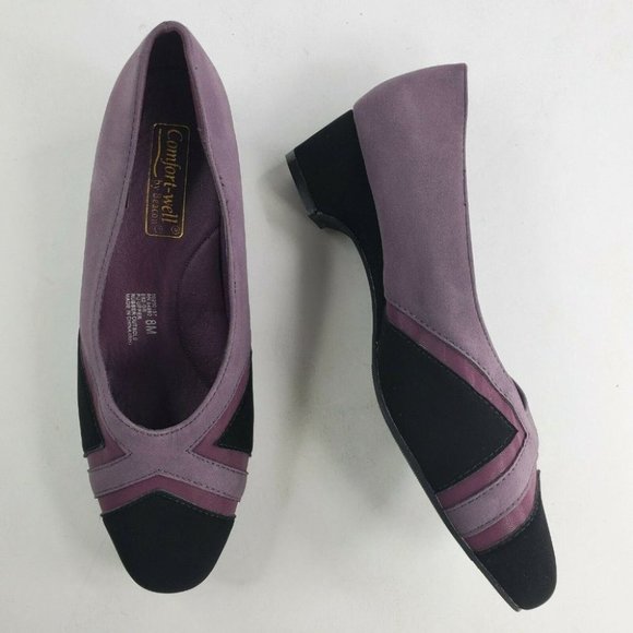 Comfort-well by Beacon Kitten Heels Multicolor Women's Slip On Pumps New - Picture 4 of 10